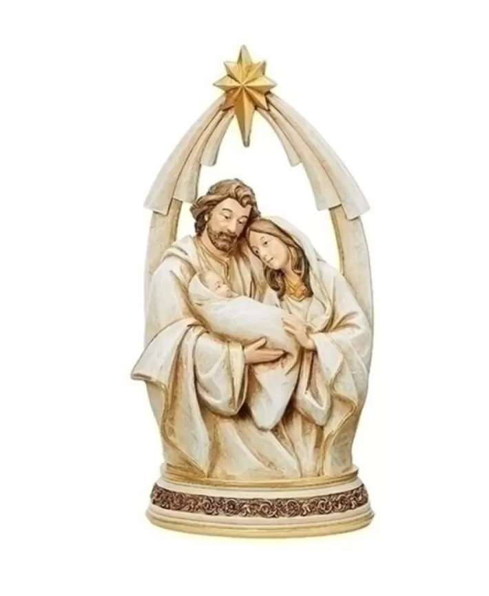 Holy Family Under Star Arch 11.25"H Joseph'S Studio | Noel Eternel Best Sale