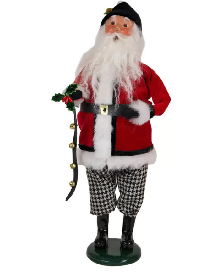 Houndstooth Santa By Byers' Choice | Noel Eternel Sale