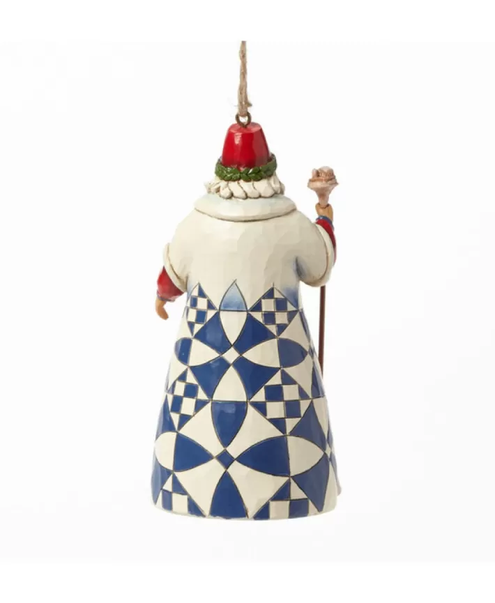 Jim Shore Greek Santa Ornament | Noel Eternel Sale