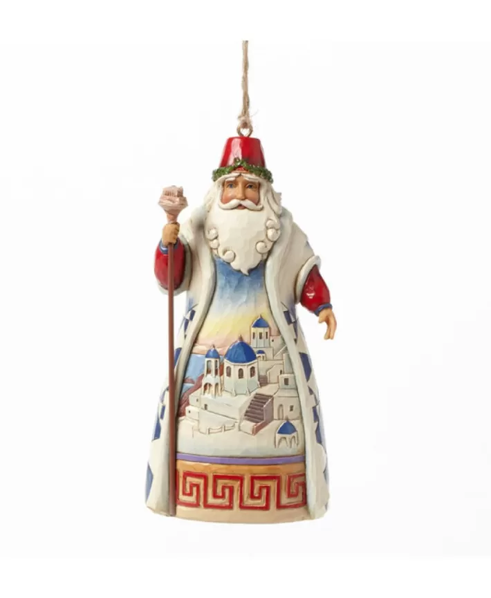 Jim Shore Greek Santa Ornament | Noel Eternel Sale