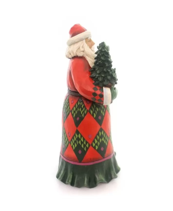 Jim Shore Heartwood Creek Santa With Evergreen | Noel Eternel Best