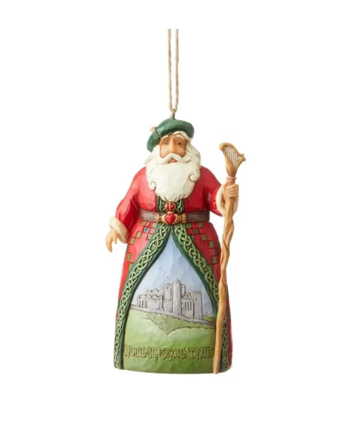 Jim Shore Irish Santa Ornament | Noel Eternel Flash Sale