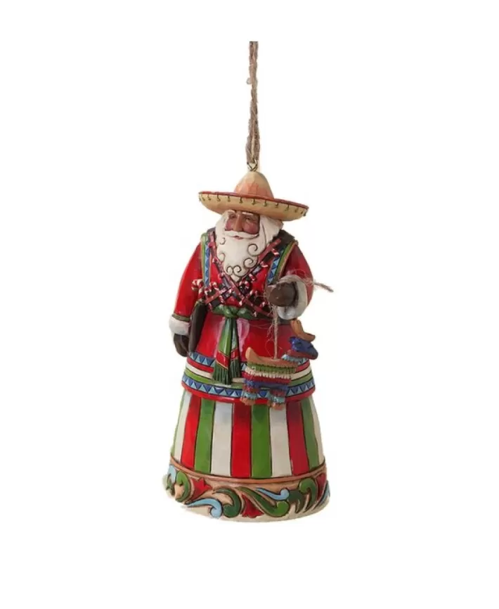 Jim Shore Mexican Santa Ornament 4027742 | Noel Eternel Store