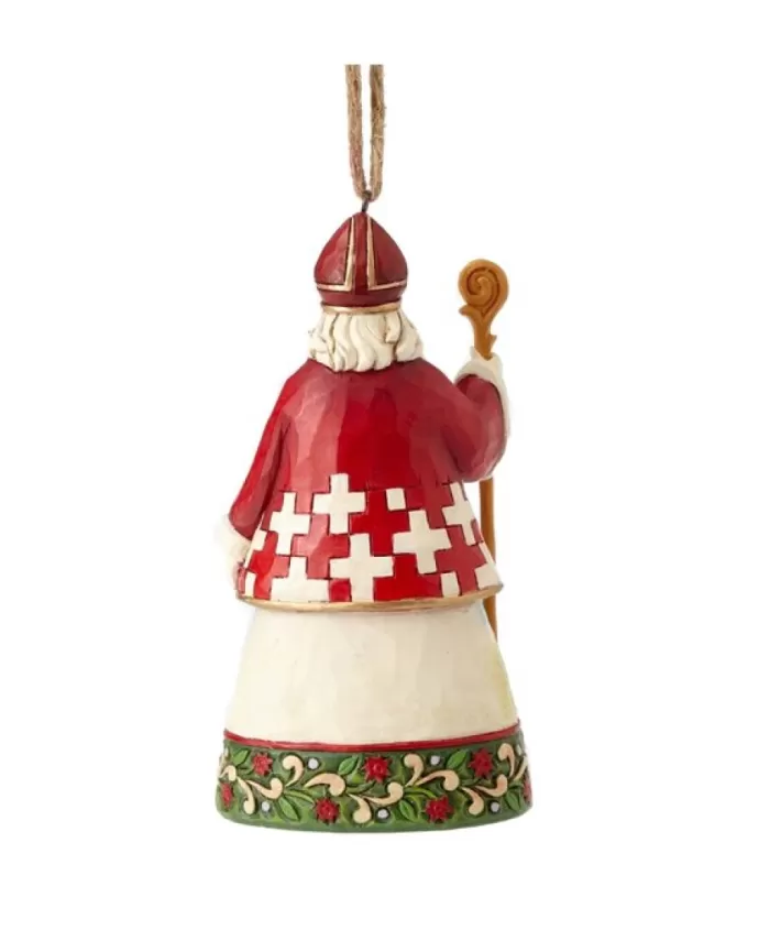 Jim Shore Swiss Santa Ornament | Noel Eternel Outlet