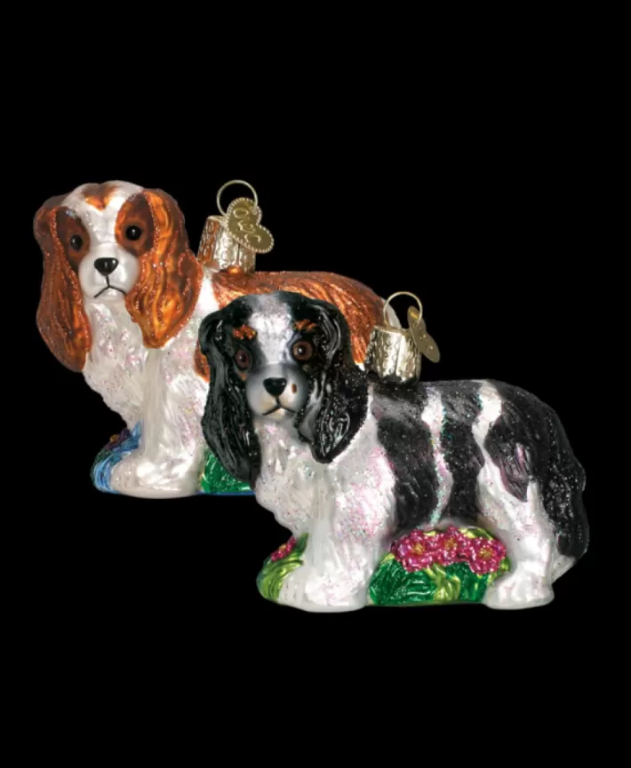 King Charles Spaniel, Mouth Blown Glass Ornament | Noel Eternel Store