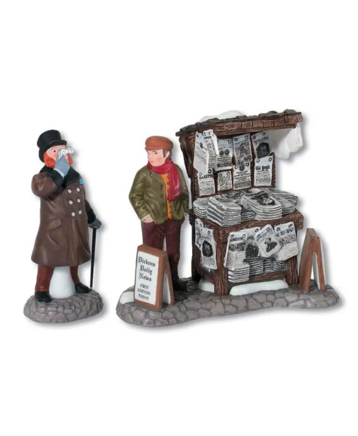 London Newspaper Stand - Dickens Village | Noel Eternel Best Sale