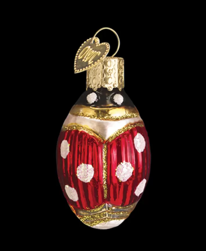 Lucky Ladybug , Mouth Blown Glass Ornament | Noel Eternel Discount