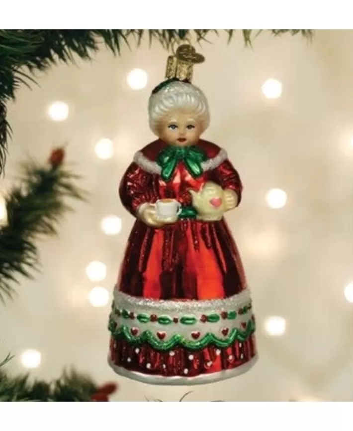 Mrs Claus 5.5" Glass Ornament | Noel Eternel Cheap