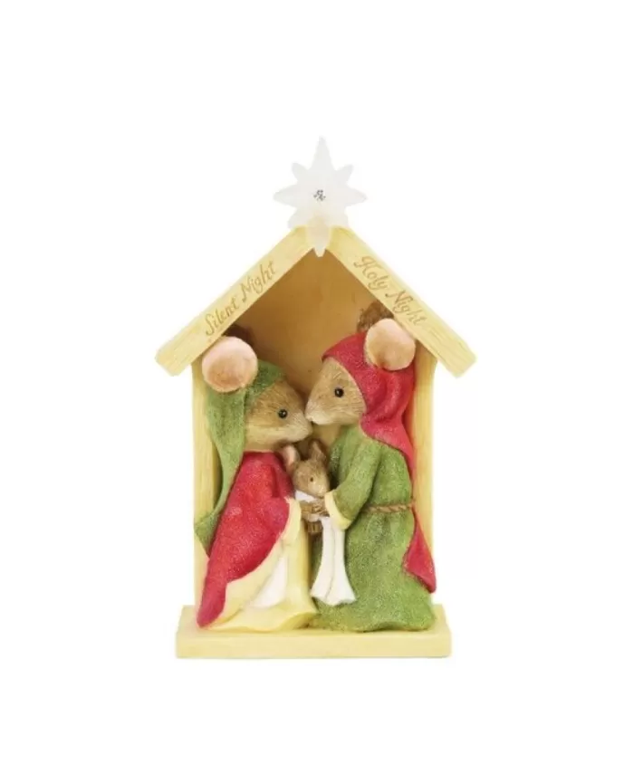 Nativity Creche Mouse Figurine - Tails From Heart | Noel Eternel New