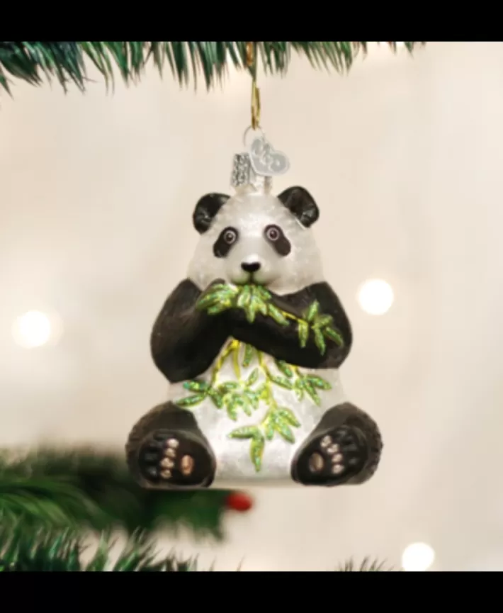 Panda, Mouth Blown Glass Ornament | Noel Eternel Hot