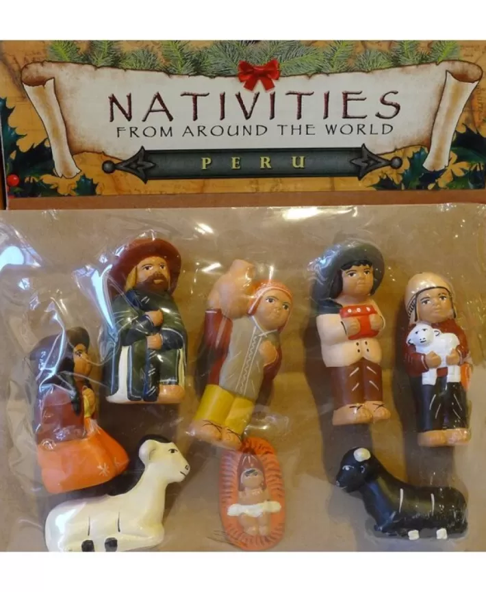 Peru - Nativities From Around The World Approx 3" | Noel Eternel Flash Sale