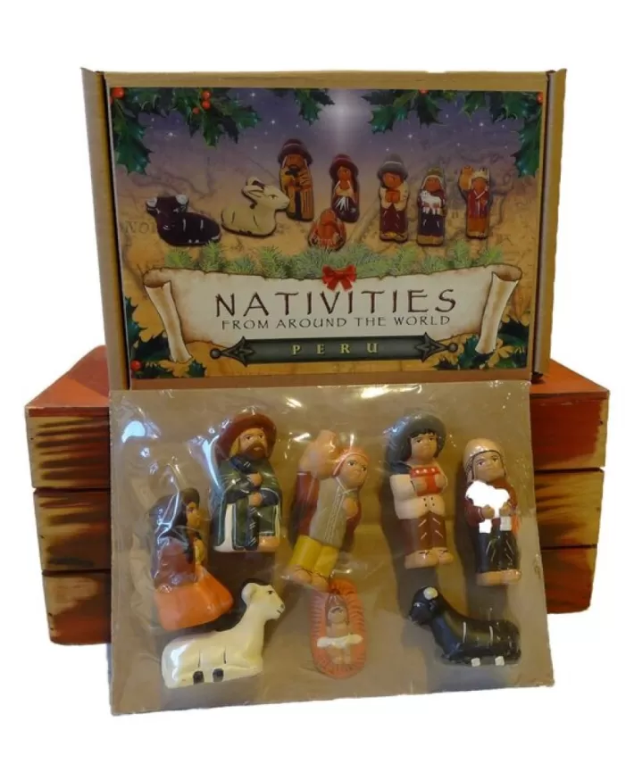 Peru - Nativities From Around The World Approx 3" | Noel Eternel Flash Sale