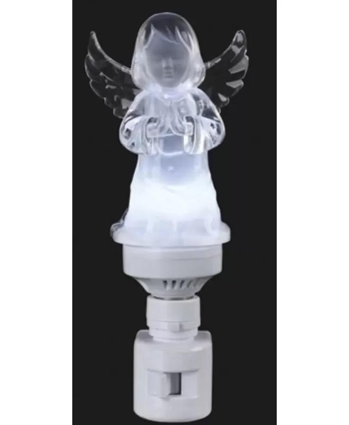 Praying Angel Night Light, 7.2" White Led | Noel Eternel Hot