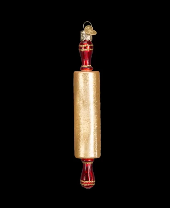 Rolling Pin, Mouth Blown Glass Ornament | Noel Eternel Discount