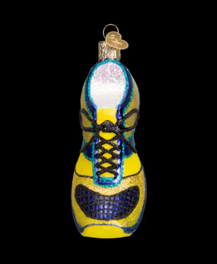 Running Shoe, Mouth Blown Glass Ornament | Noel Eternel Shop