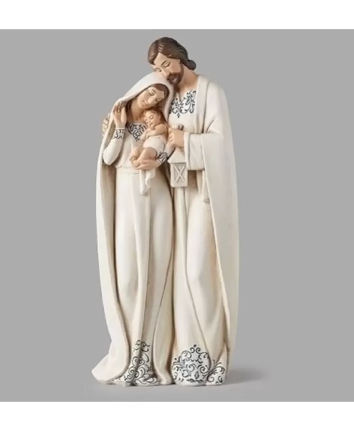 Sainte Famille Robe Blanc 10" Joseph'S Studio | Noel Eternel New