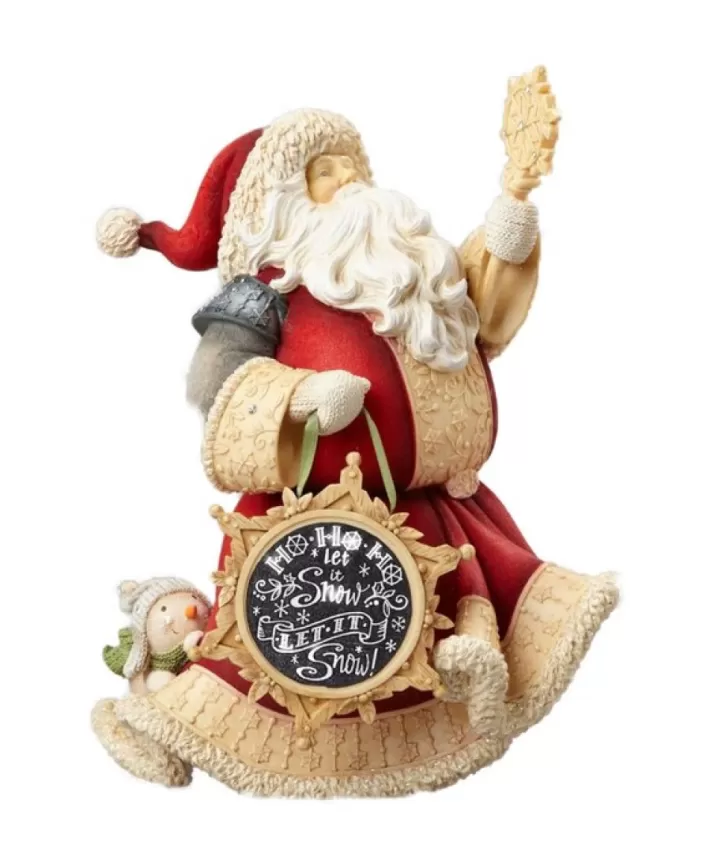 Santa With Snowman Heart Of Christmas | Noel Eternel Fashion