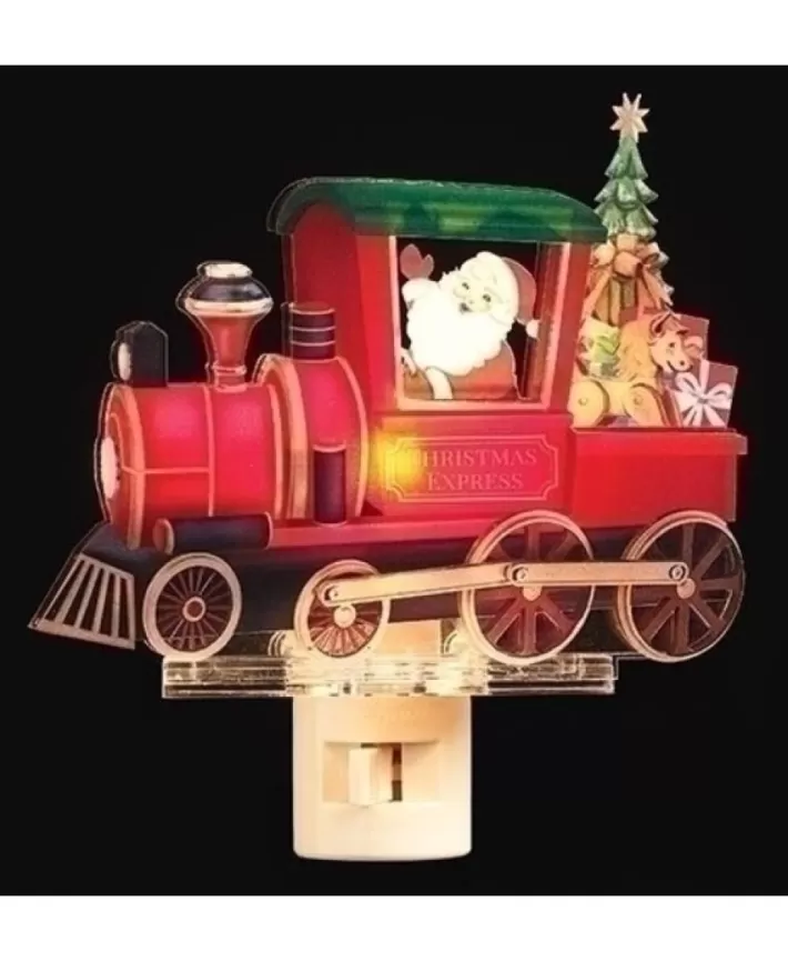 Santa'S Train Nightlight 5" | Noel Eternel New