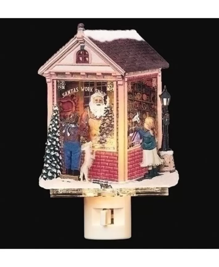 Santa'S Workshop Nightlight 5" | Noel Eternel Best Sale