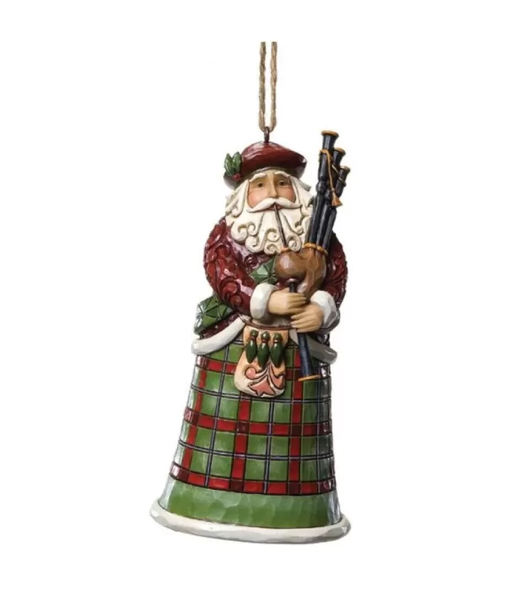 Scottish Santa Ornament - Jim Shore Heartwood Creek | Noel Eternel Discount