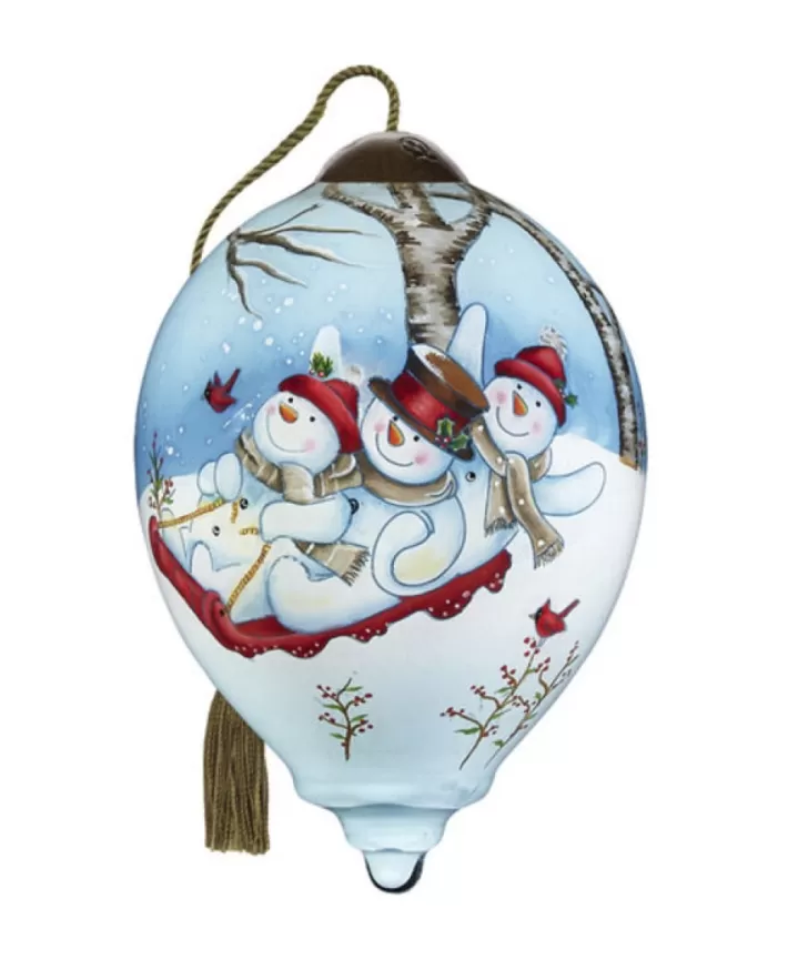 Sledding Fun Ornament By Ne'Qwa | Noel Eternel Shop