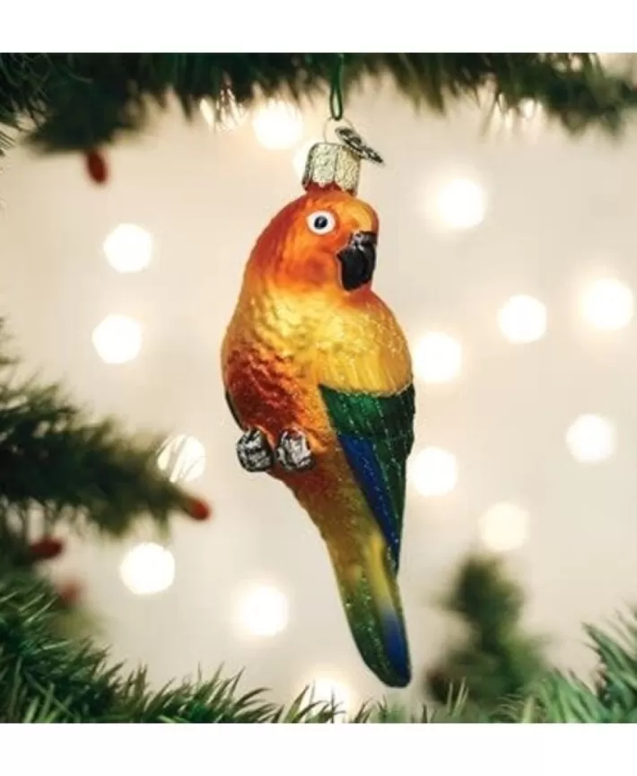 Sun Conure Glass Ornament | Noel Eternel Fashion