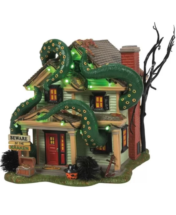 The Kraken House - Snow Village Halloween | Noel Eternel Store