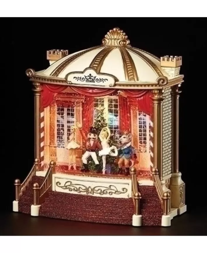 Theatre Casse-Noisette Musical Tourbillon Del 9.25" Usb | Noel Eternel Best Sale