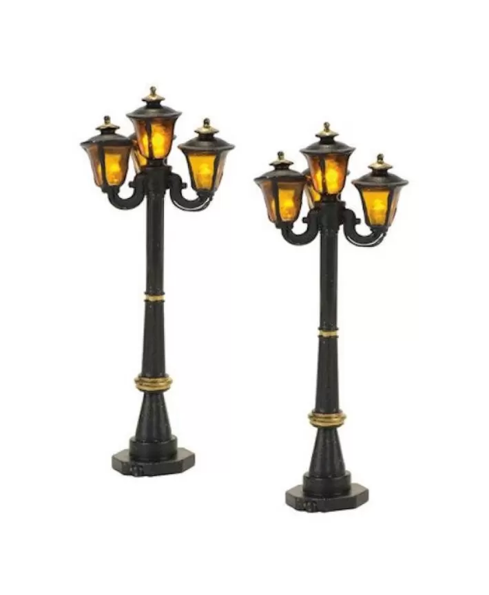 Victorian Street Lamps - Village Accessories 4057580 | Noel Eternel Online