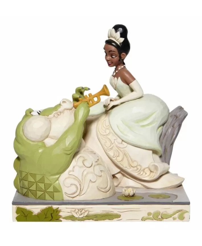 White Woodland Tiana With Louie - Disney Traditions | Noel Eternel Best Sale