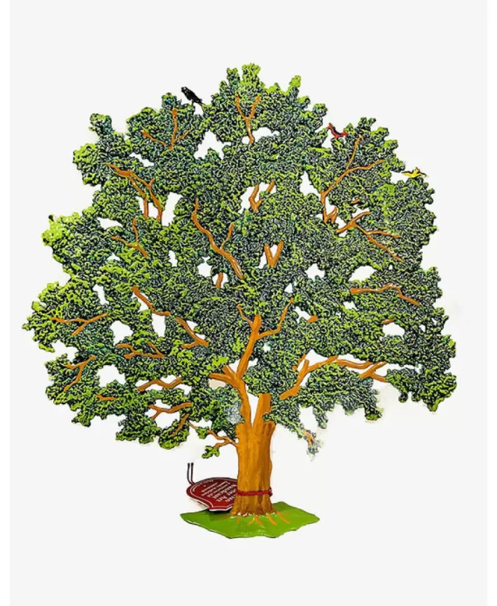 Wilhelm Schweizer Pewter Summer Tree 6.5"H Bavarian Pewter | Noel Eternel Cheap