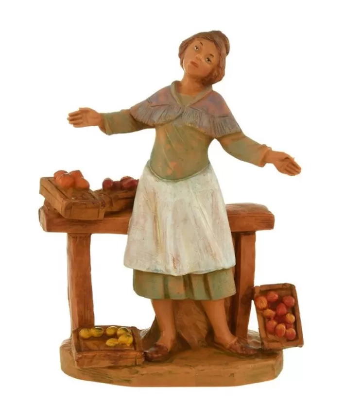 Zofia The Fruit Seller For 5" Nativity Fontanini | Noel Eternel Cheap